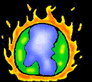 Earth on fire